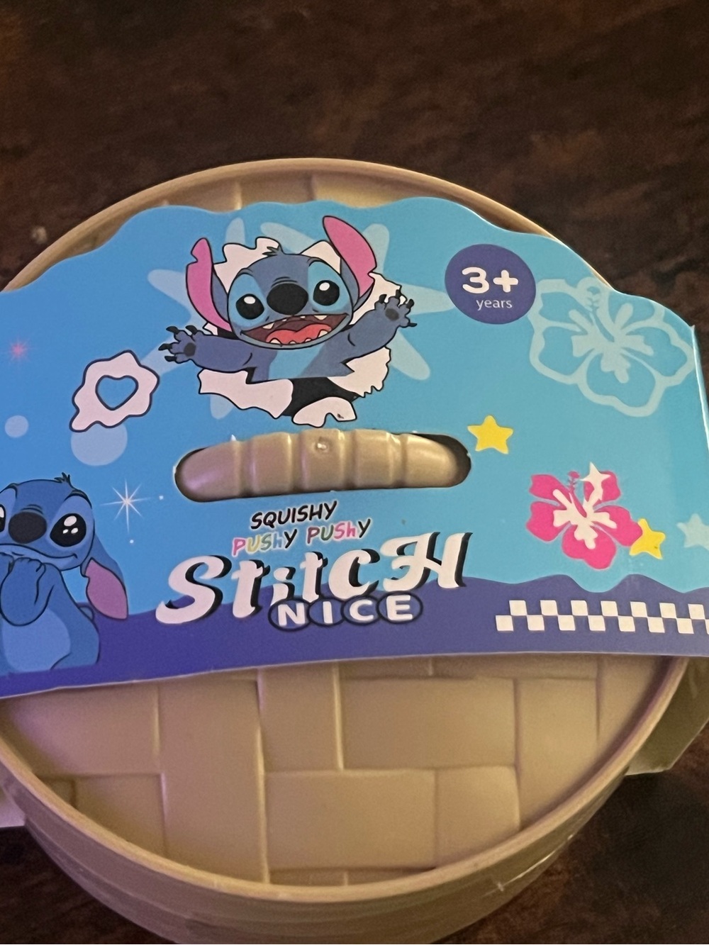 Blue Squishy Push Toy - Kids Sensory Plush